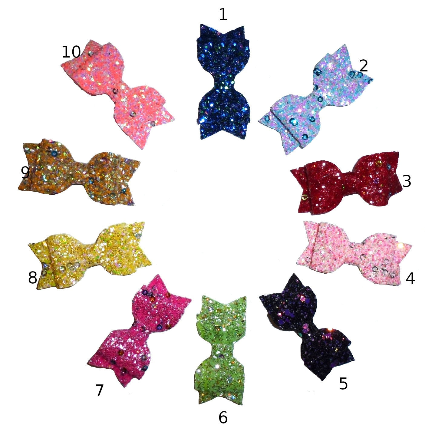 Sensational sequin glitter dog bow many colors many attachments lots of bling (fb226)