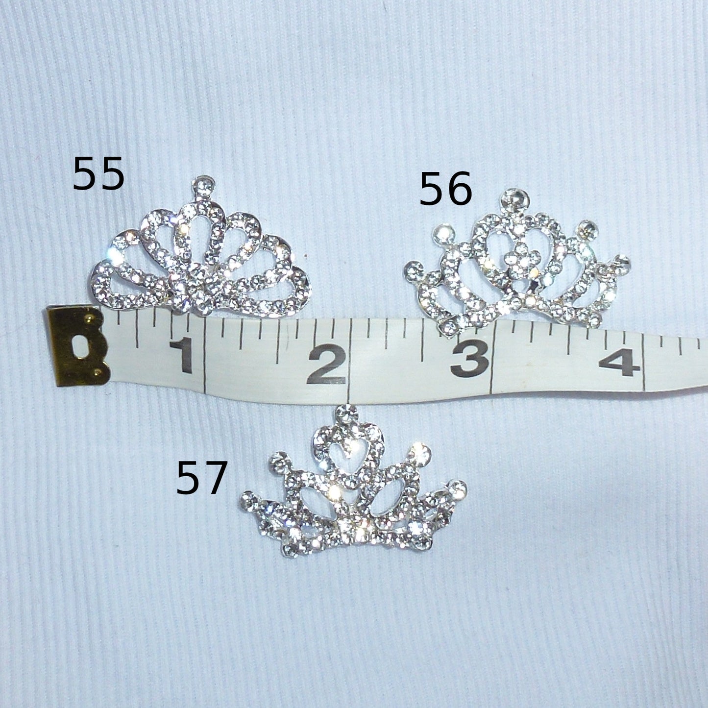 Puppy Bows ~Dog tiara crown with rhinestone crystals hair barrette