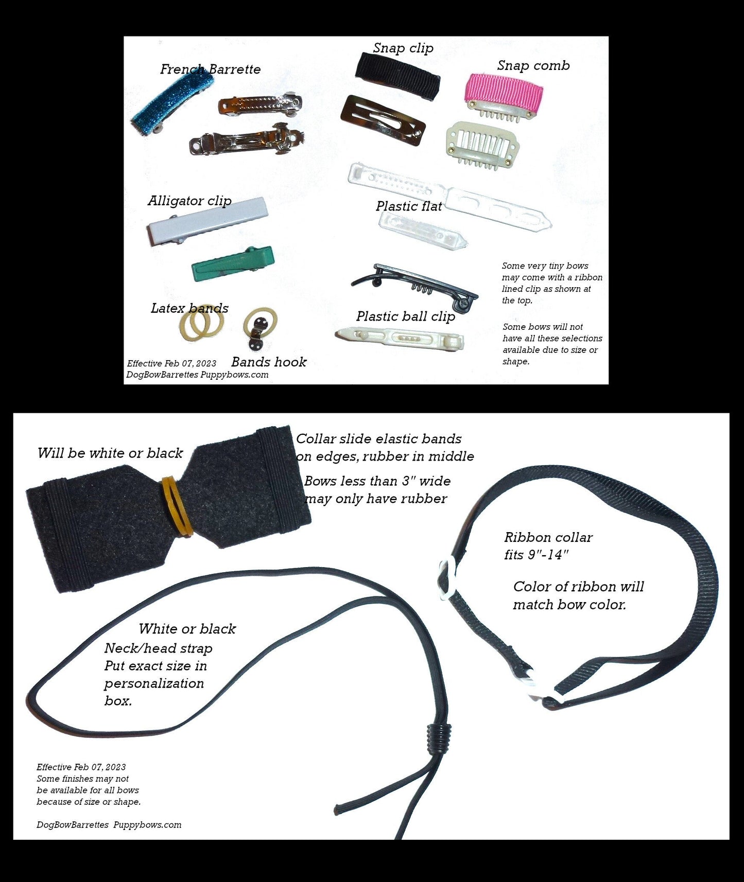 Puppy bows rainbow Pinwheel dog collar slide hair barrette or bands pet dog bow (DC13)