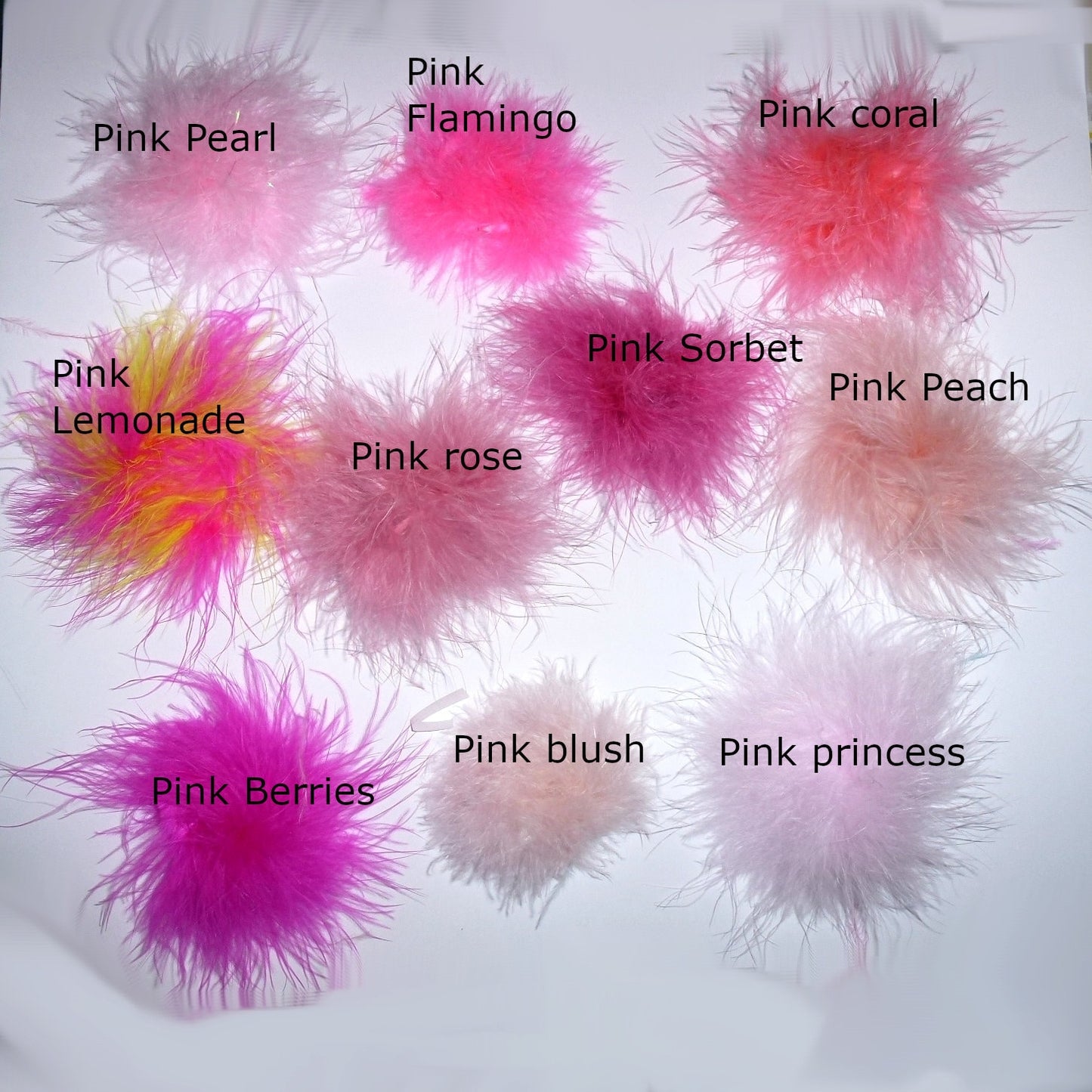 Puppy Bows ~ Feather boa dog bows marabou MANY colors available pet hair barrette clip