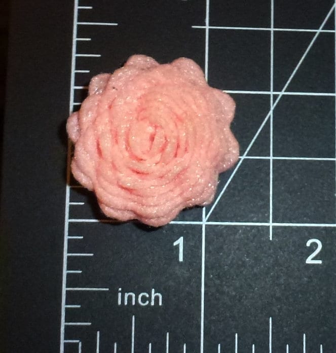 Dog bows flower fall Autumn Small cabbage rose barrette clip pet hair bow (fb624)