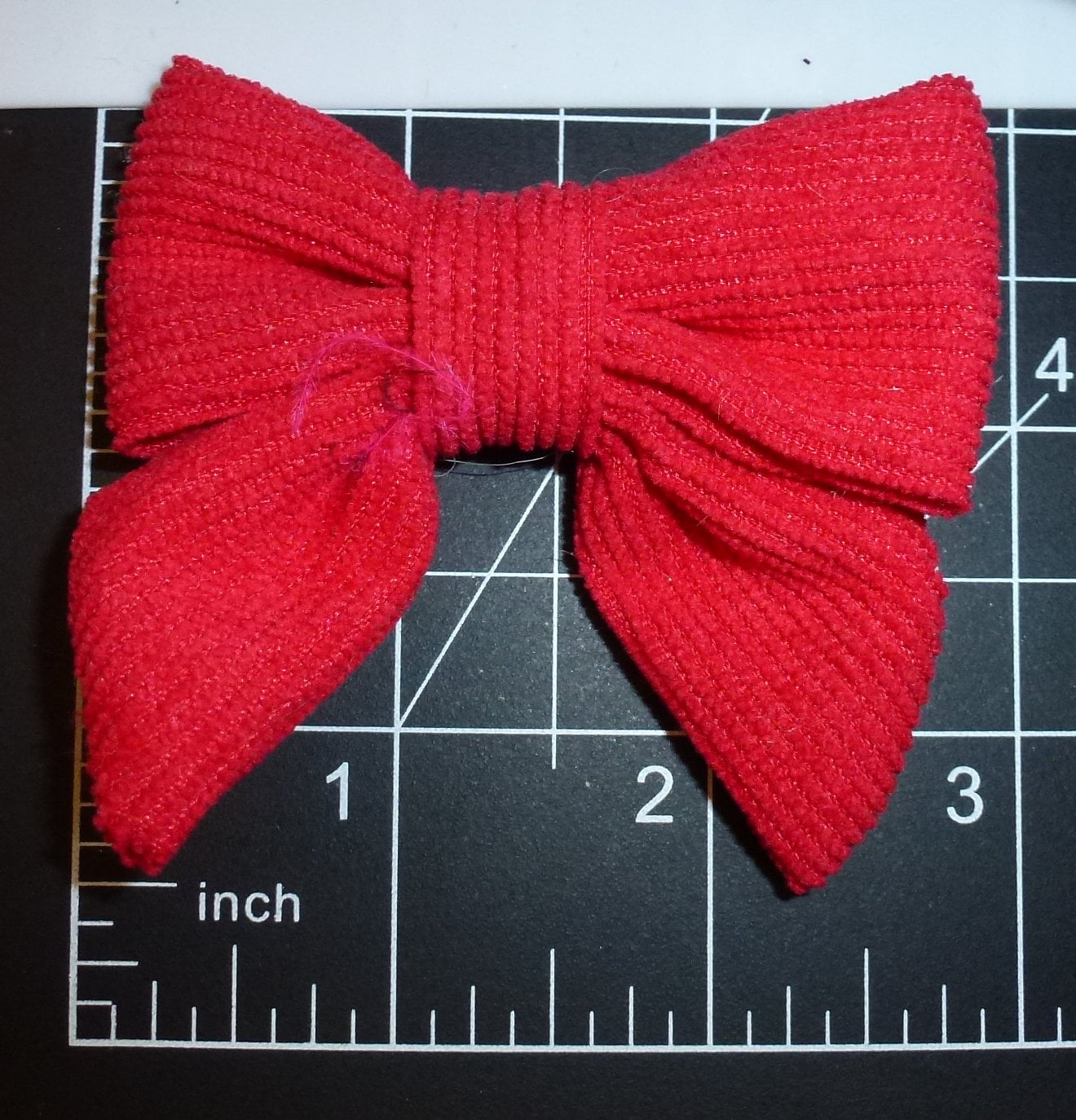 Puppy bows ~ Red collar glitter bow for small dogs pet (FB630)