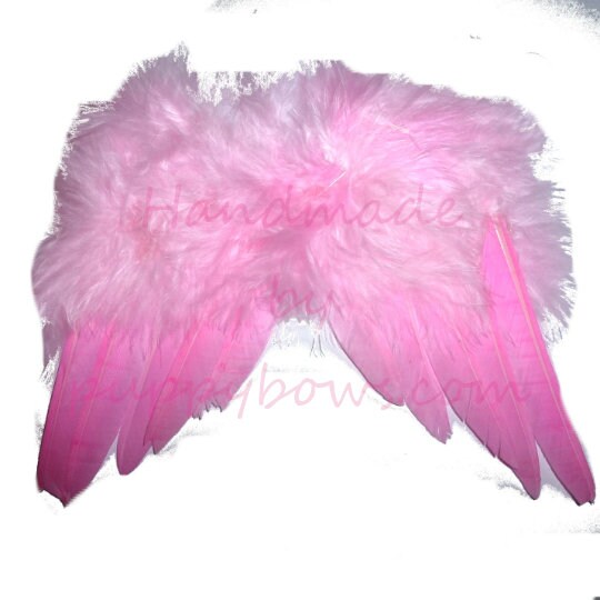 Christmas Angel wings for cats rabbits small animals white dog costume feather 2 - 12lbs