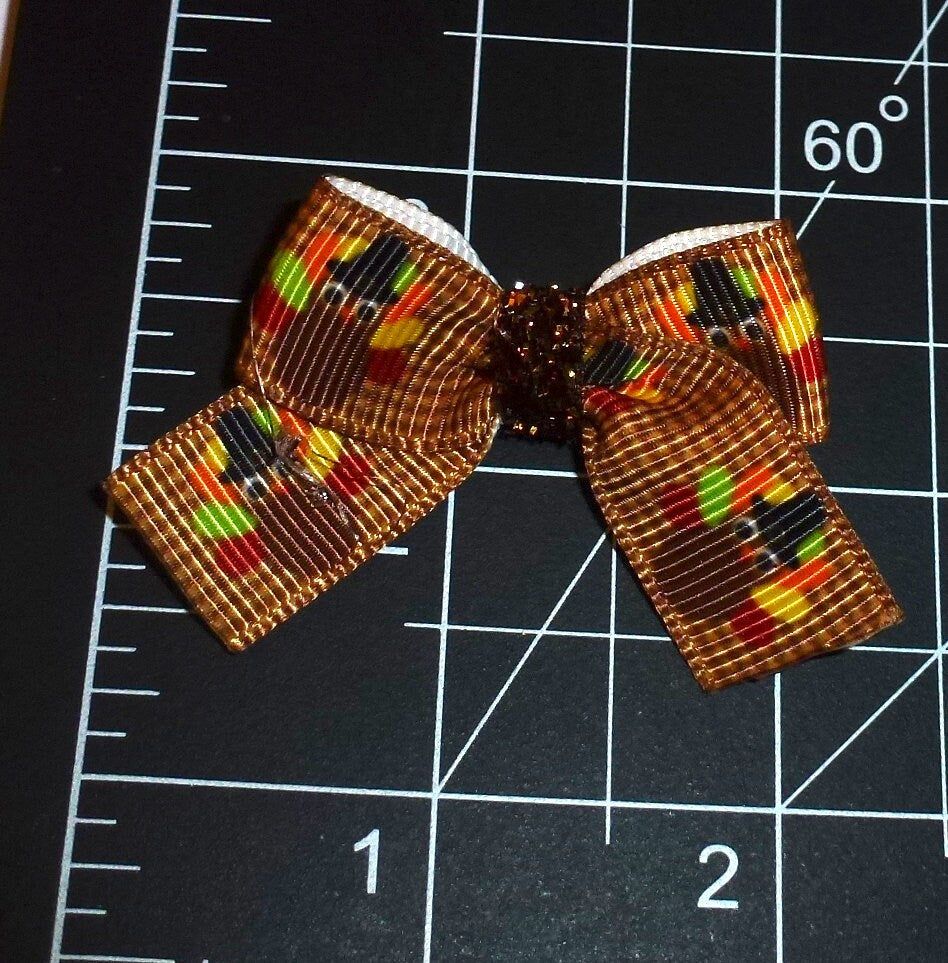 Dog Bow Barrettes Holidays 8pcs pet hair grooming bows (FB613)