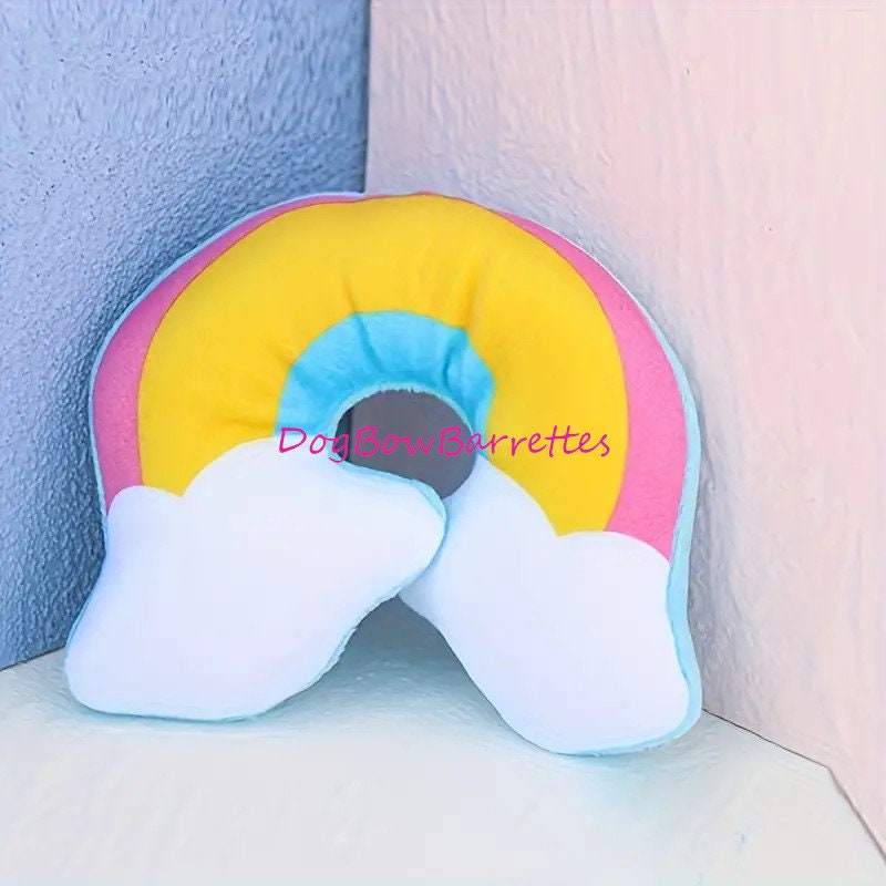 DogBowBarrettes food and fun assortment party favor decor plush stuffed squeaky dog toy (to14)