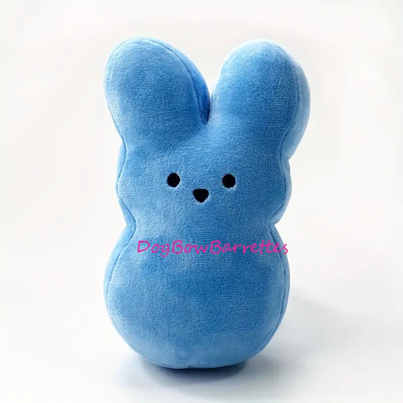 DogBowBarrettes 5" rabbit plush stuffed party favor decor squeaky dog toy (to9)