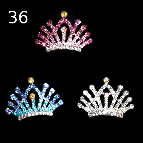Puppy Bows ~Tiara crown for dogs styles #33-36 crystal rhinestone many colors styles US seller