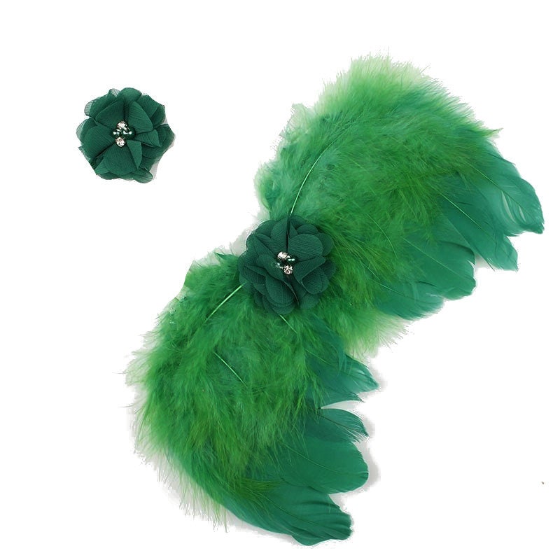 Halloween Angel wings for dogs pink purple red green white dog costume feather fit 5lb - 25lb