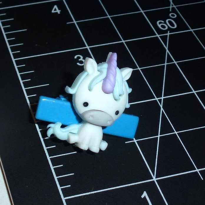 Puppy Bows ~ My puppies pet animal barrette dragon unicorn or fairy clip pet hair bow (fb481G)