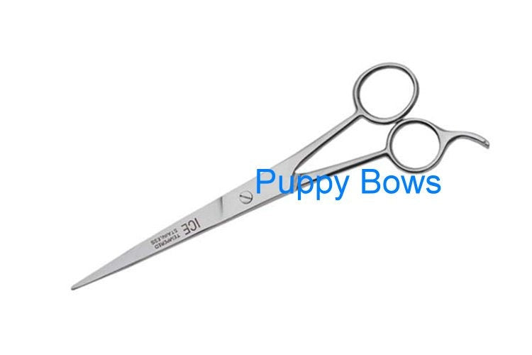 Puppy Bows ~dog grooming stainless steel scissors THREE sizes mirror finish ice tempered~ USA seller