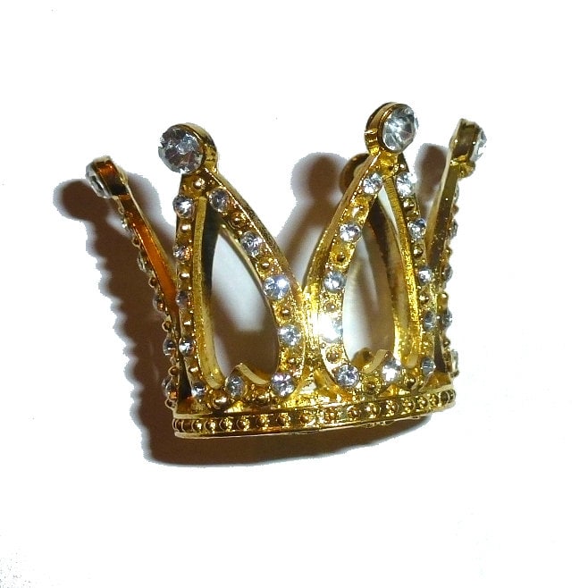 Puppy Bows ~ 3D silver tiara crown for dogs pet hair barrette gold or silver