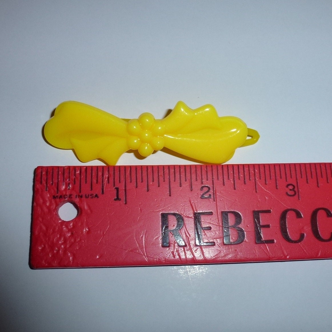 Puppy Bows ~ Dog bow plastic ball clip set 6 large 2.5" pet bowknot barrette hair clips (fb281)
