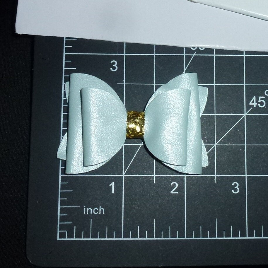 Ocean blues boy bows dog barrette or bands pet hair bow - (fb249C)