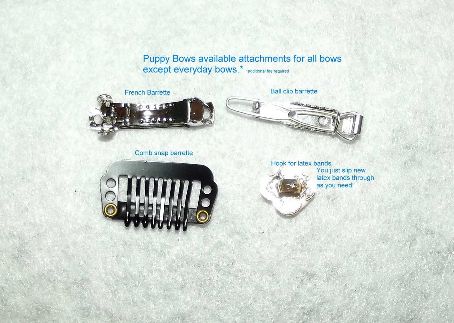 Puppy Bows ~ 6 assorted Hawaiian flower pet hair bow ~Usa seller (fb223)