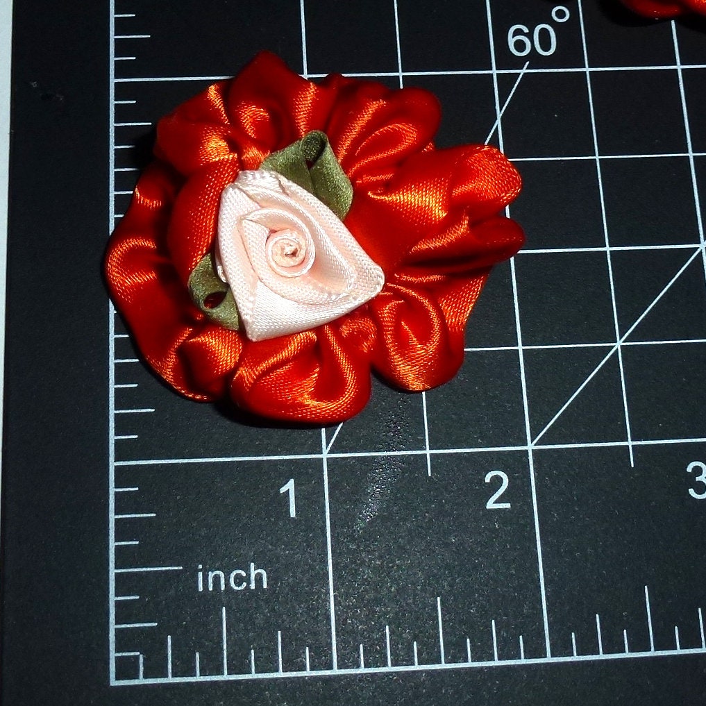 Puppy Bows ~ 3 Halloween Autumn pet hair dog bow clip or collar slide attachment (fb161A)