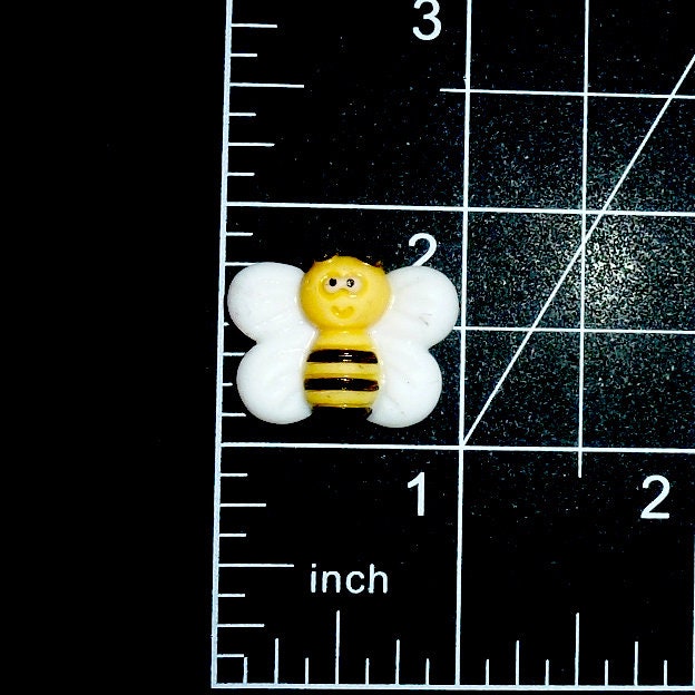 Puppy Bows ~ black yellow bumblebee barrette clip pet hair bow (fb1)