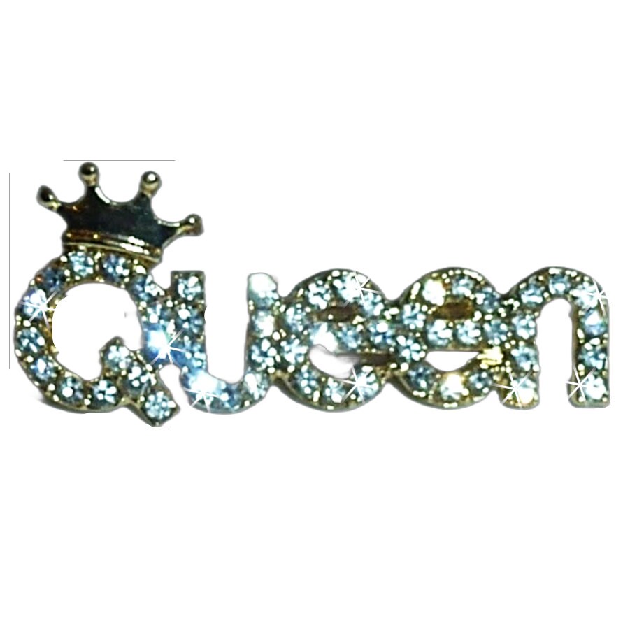 Puppy Bows ~Queen style 48A rhinestone dog bow french barrette crystal