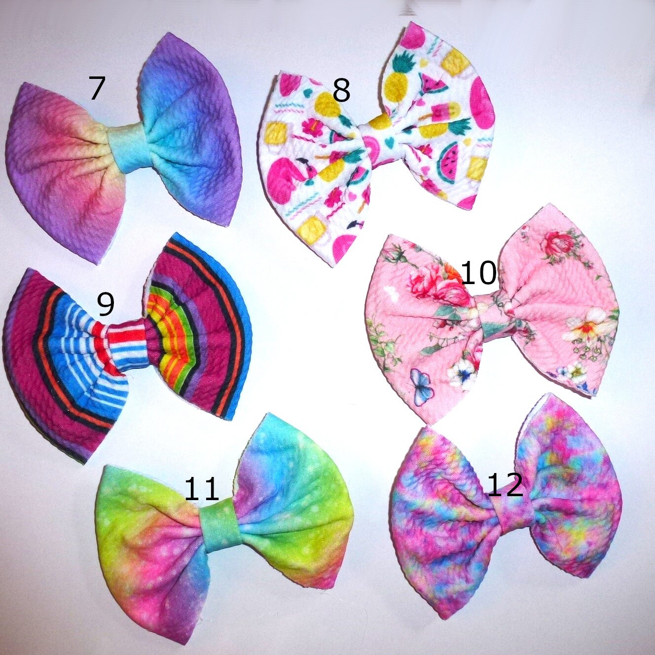Puppy Bows ~ Large dog bow bowtie seasonal collar slide flower accessory (DC9)