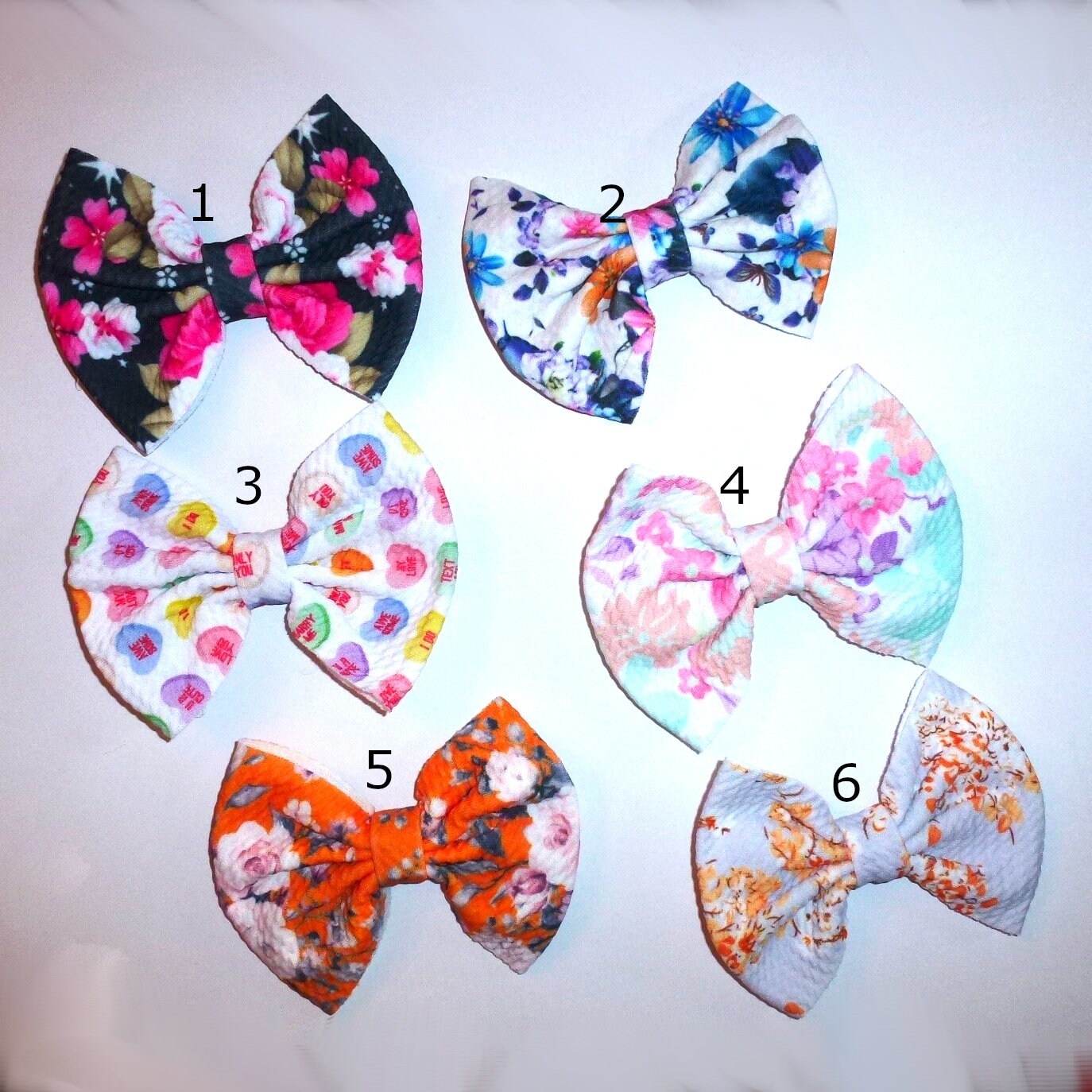 Puppy Bows ~ Large dog bow bowtie seasonal collar slide flower accessory (DC9)