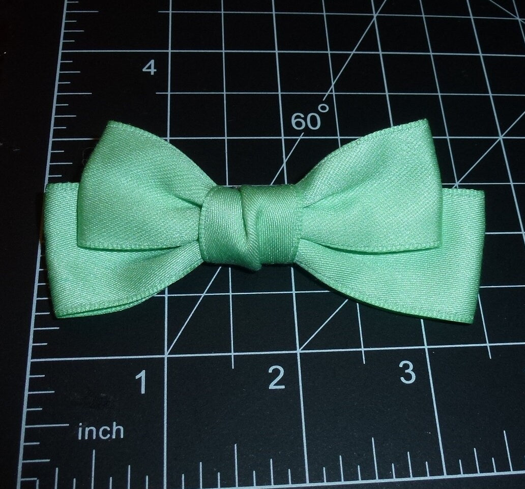 Puppy Bows ~ Large dog 3" split loop satin bows bands