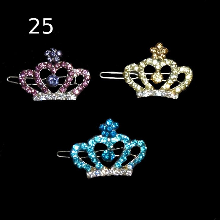 Puppy Bows ~Tiara crown for dogs styles #23-31 rainbow cat pearls many colors styles US seller