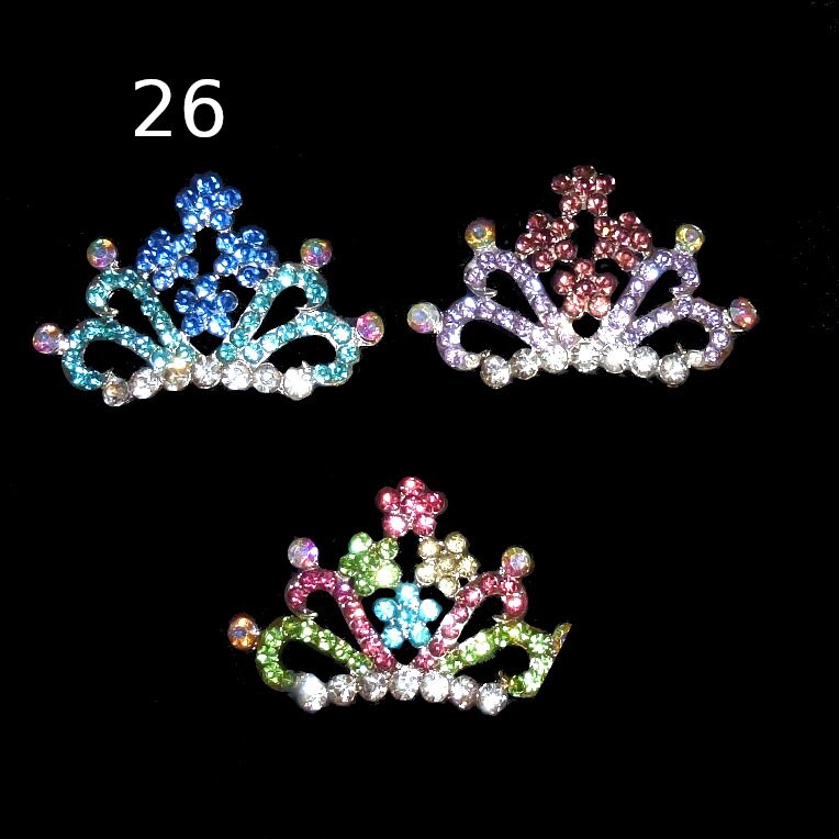 Puppy Bows ~Tiara crown for dogs styles #23-31 rainbow cat pearls many colors styles US seller