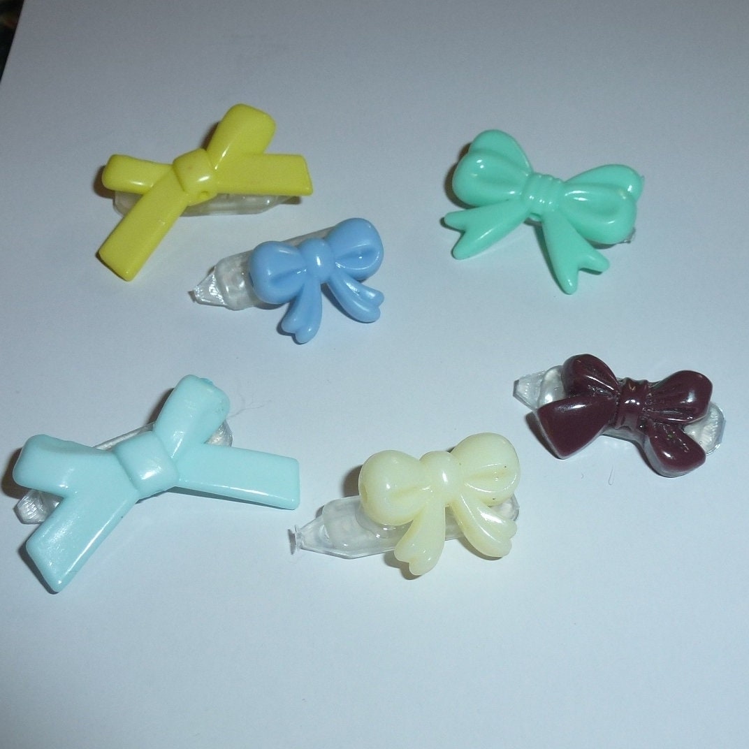 Puppy Bows ~ cute bowknot pet hair bow barrettes (fb209b,c,d)