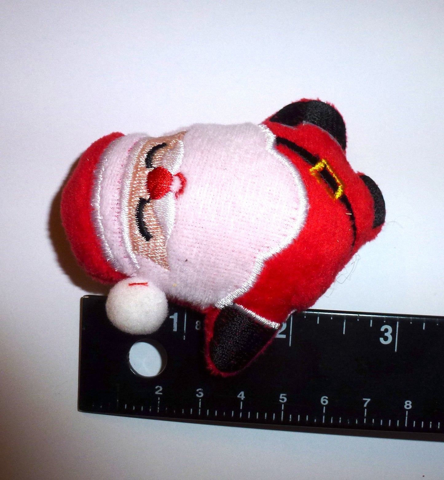 5pc Christmas tiny dog or cat plush stuffies toys Santa candy cane penguin