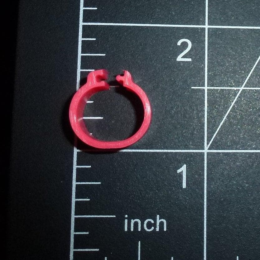 Chicken leg bands permanent silicone or metal bird chick ring band (w78)