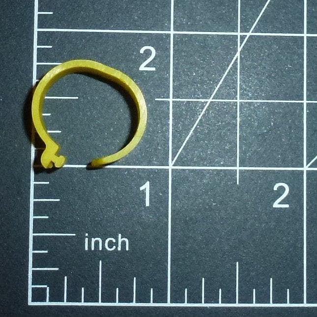 Chicken leg bands permanent silicone or metal bird chick ring band (w78)