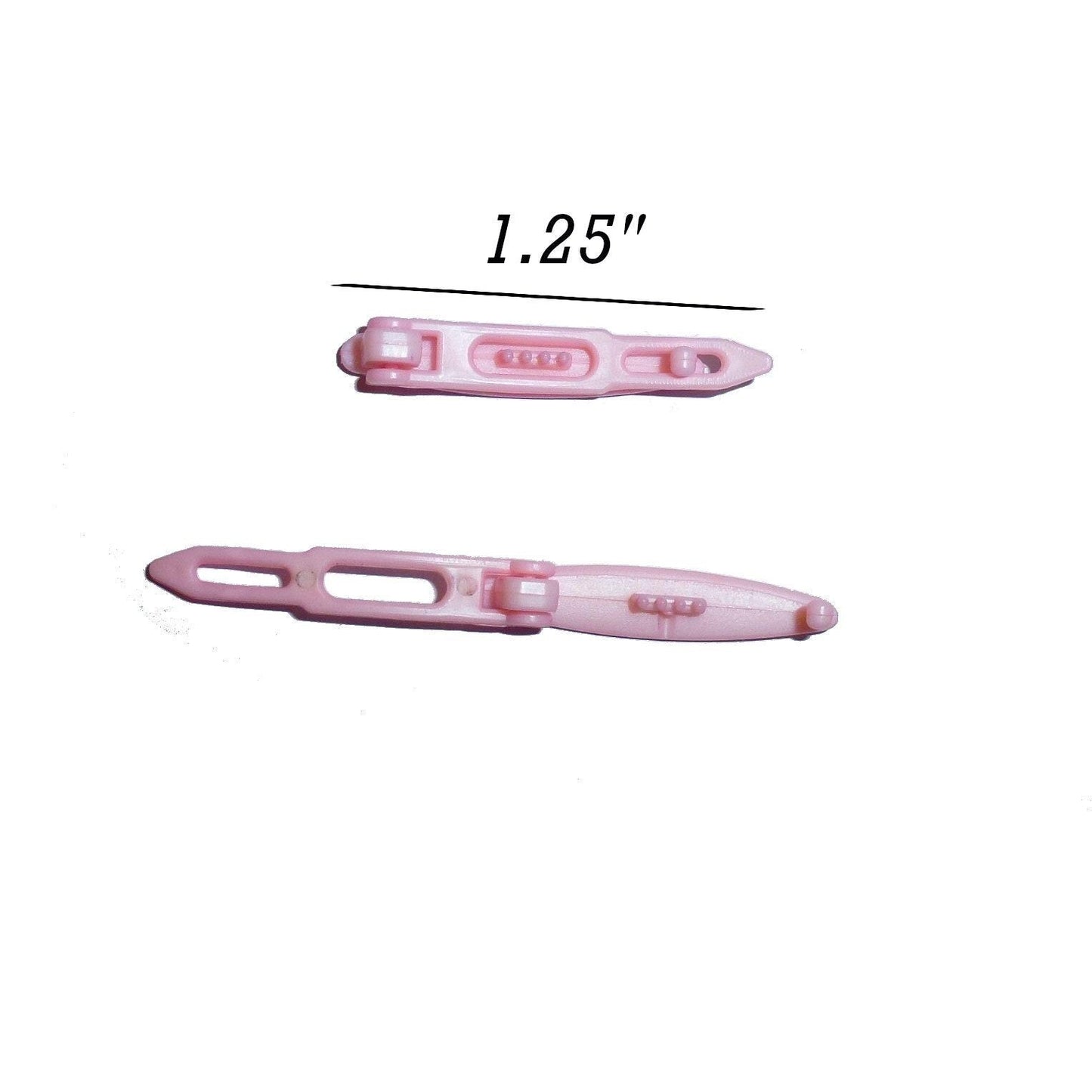 Dog bow barrette tiny check hearts plastic ball clips pet hair bows (fb570)