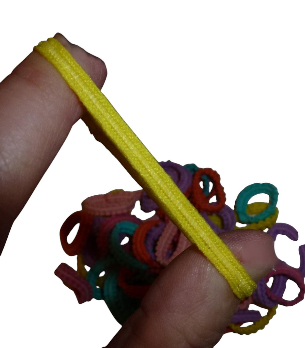 Dog grooming scrunchy lace hair bands 3/4" package of 100