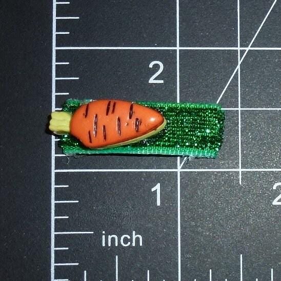 Dog bow barrettes small easter bunny carrot snap clips for pet hair topknot (fb364f)