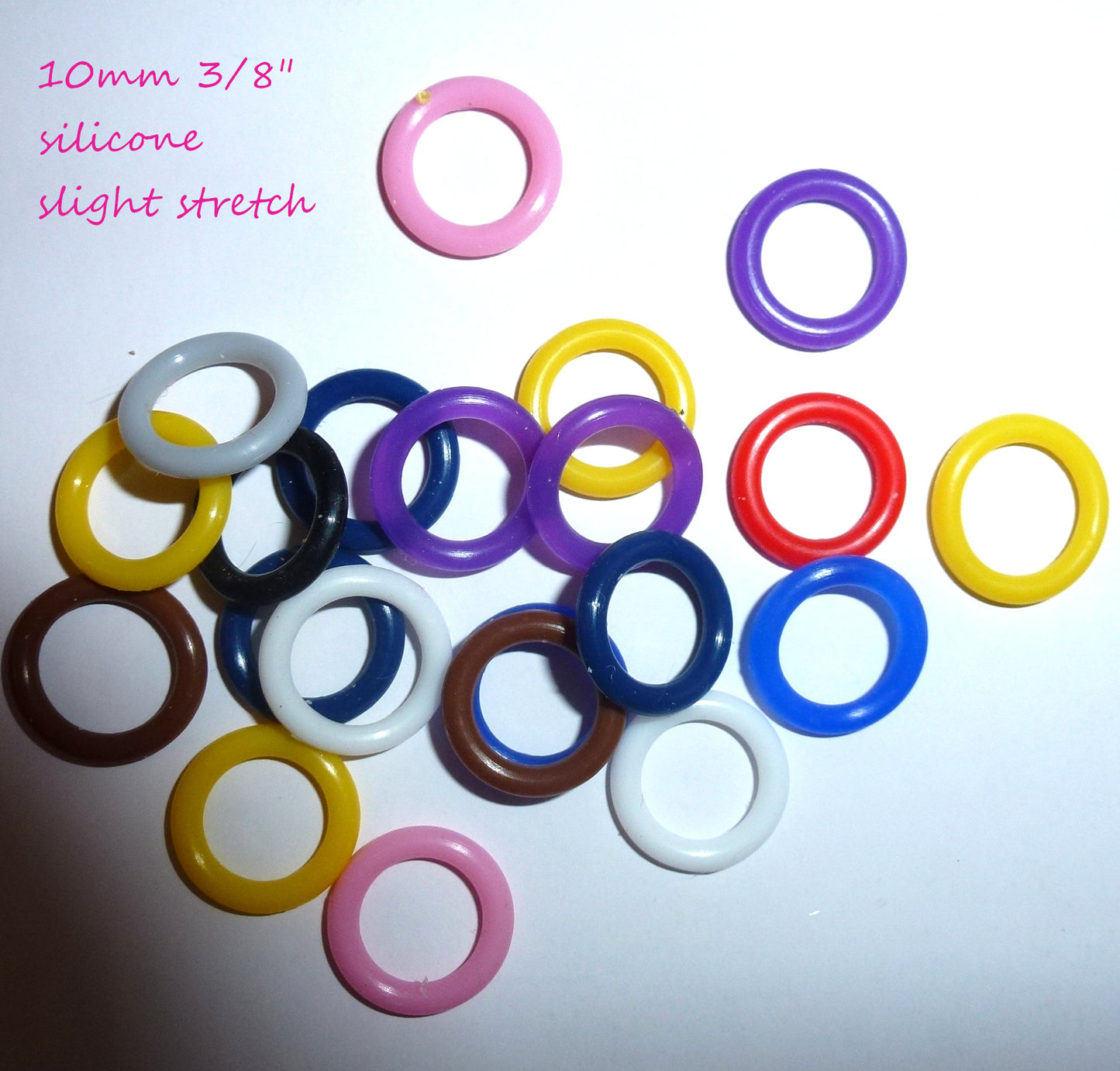 Chicken leg bands  permanent silicone or metal bird chick ring band (W78)