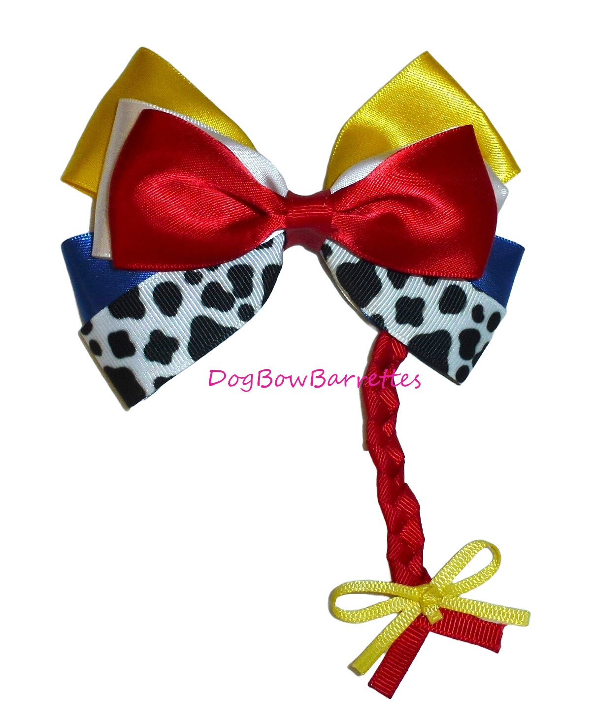 Puppy Bows ~ Jesse Woody story bow tie dog collar slide accessory   (DC31)