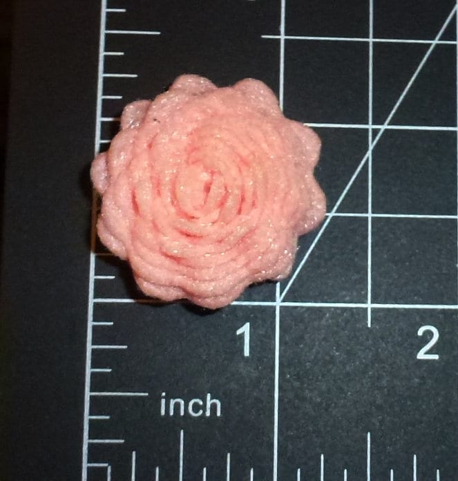 Dog bows flower Small cabbage rose  barrette  clip pet hair bow (fb623)