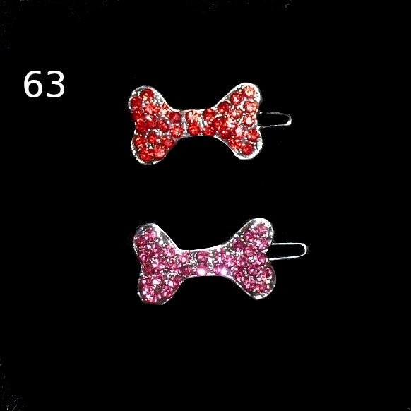 Puppy Bows ~Dog tiara crown styles 61-67 pink red blue crystal dog bone rhinestone ~USA seller