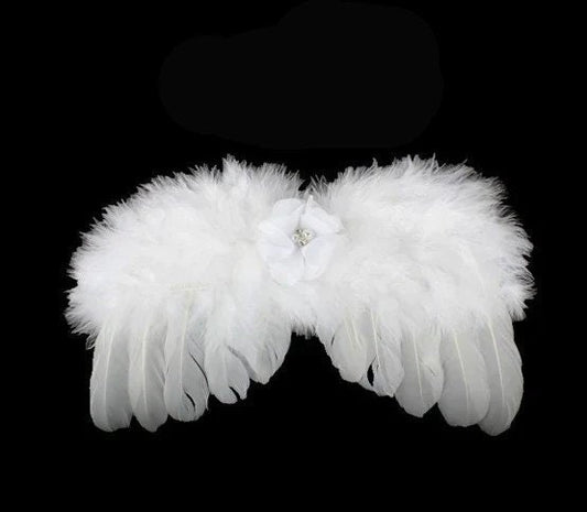 Halloween Angel wings for dogs pink purple red green white dog costume feather fit 5lb - 25lb