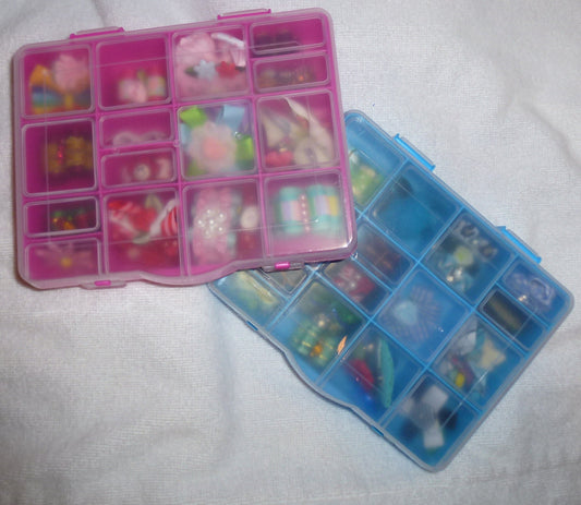 Puppy Bows ~ Special offer Lot box full of dog bows  barrette bow hair clips for pets FREE SHIPPING ~USA seller