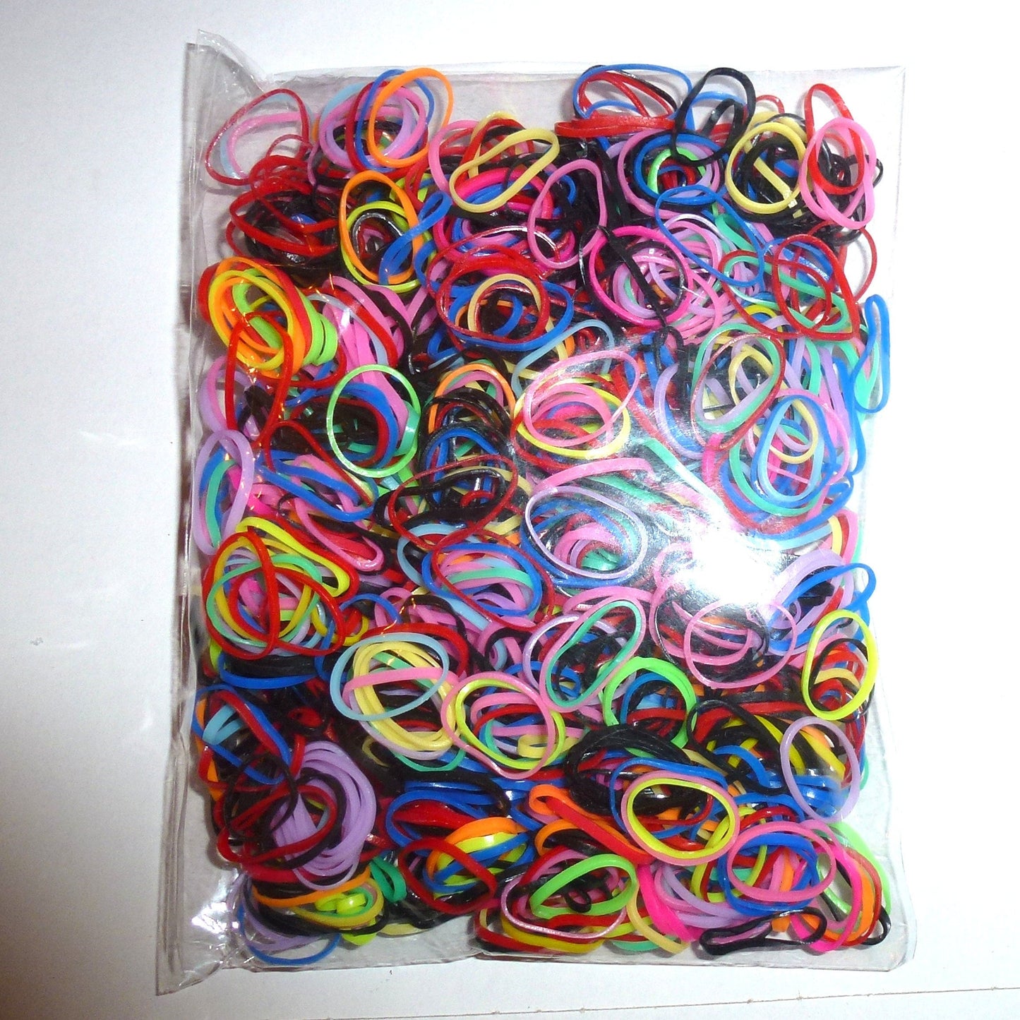 Dog grooming elastic bands lightweight 1/2" multicolor package of 1000