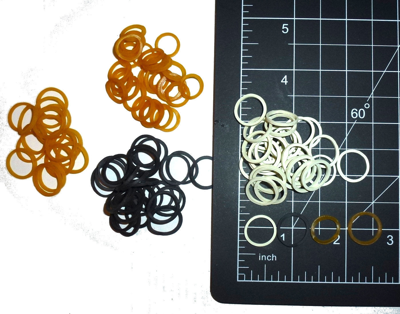 Puppy bows ~ 1/2"  extra heavy duty bands for collar bows dog grooming bands  elastic  bow topknot band