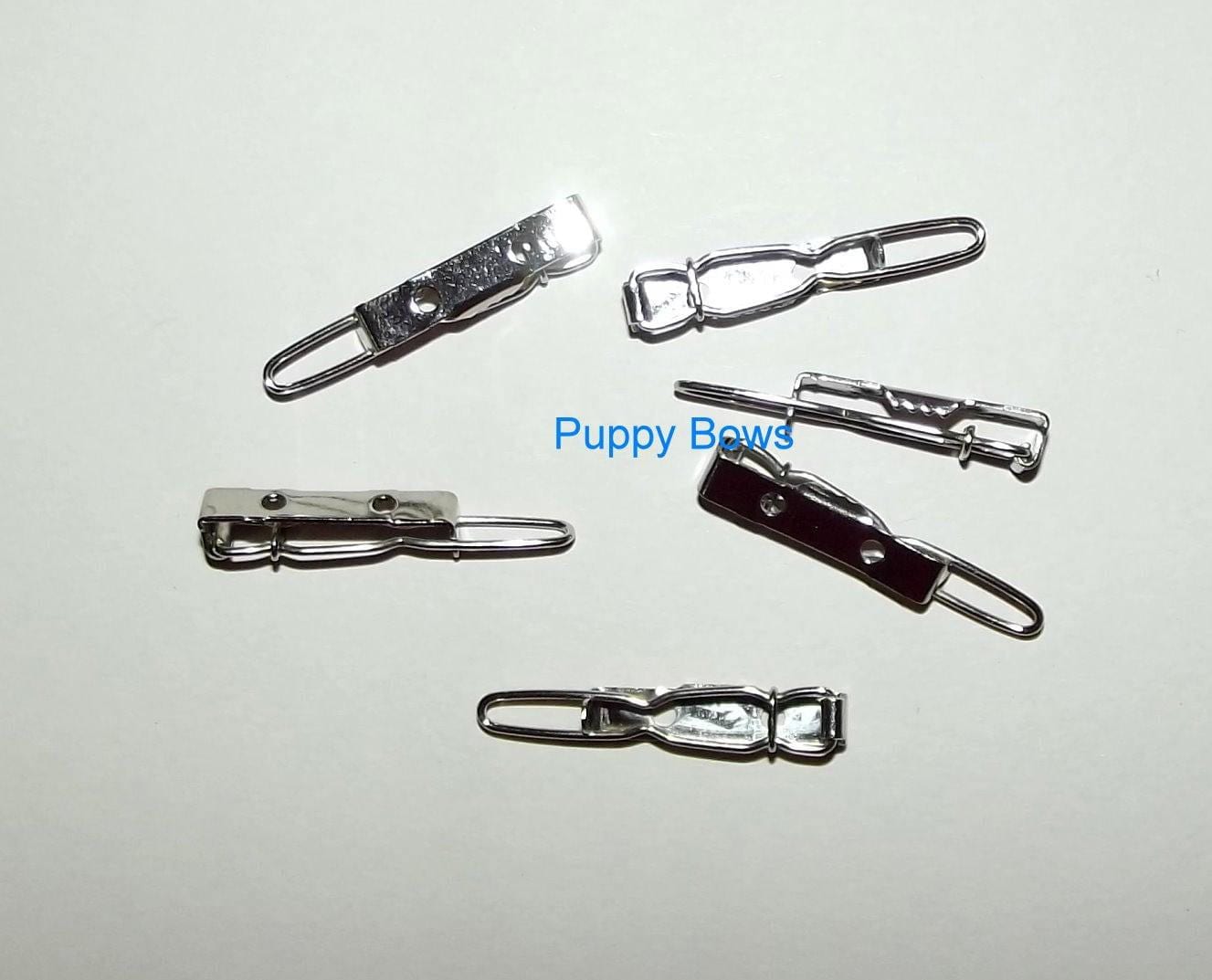 Super tiny craft items dog bow supplies 20mm hair diy metal ball barrette clip