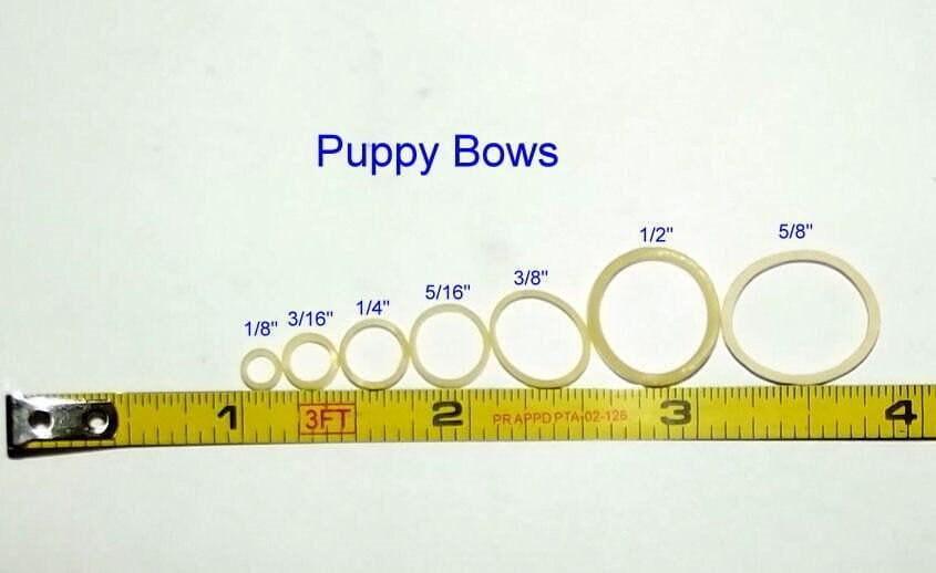 Puppy bows ~ latex dog grooming bands 5000 pack ~elastic dog bows bow topknot band ~usa seller