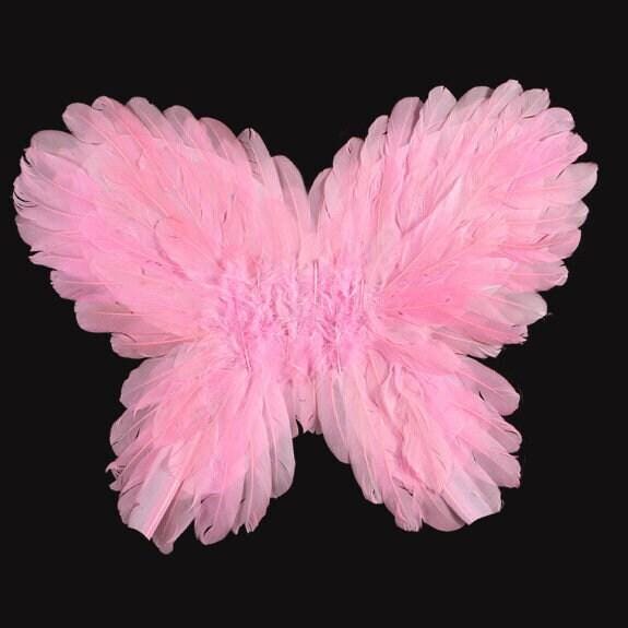 Halloween fluffy butterfly wings for dogs black white  pink dog costume feather