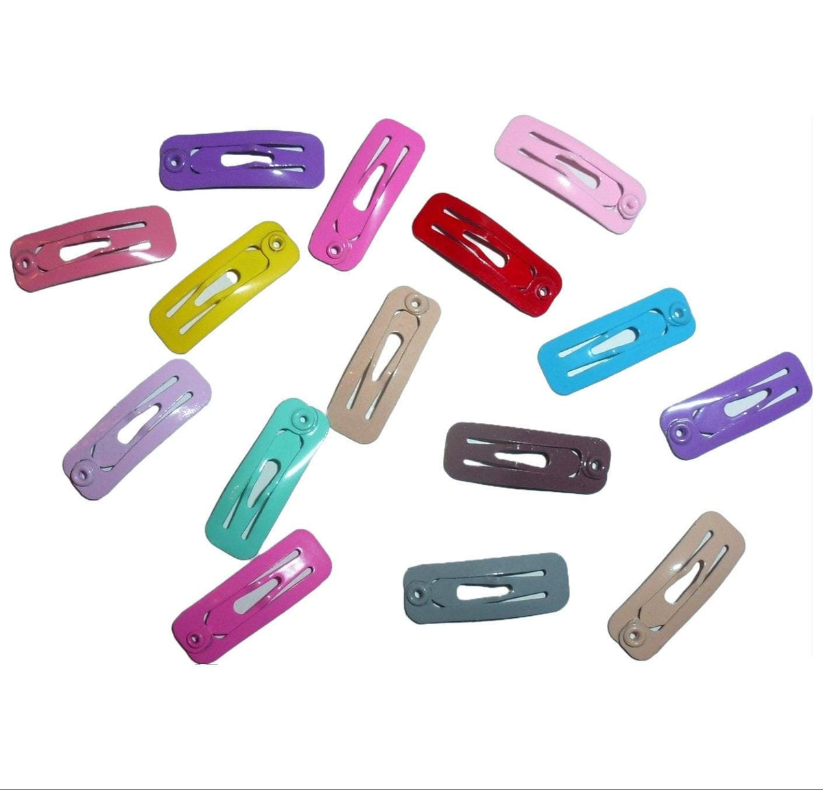 Puppy bows ~ barrette snap clip pretty colors tiny rectangle shape bow pet