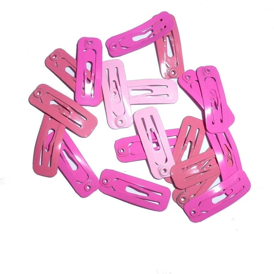 Puppy bows ~ barrette snap clip pretty colors tiny rectangle shape bow pet