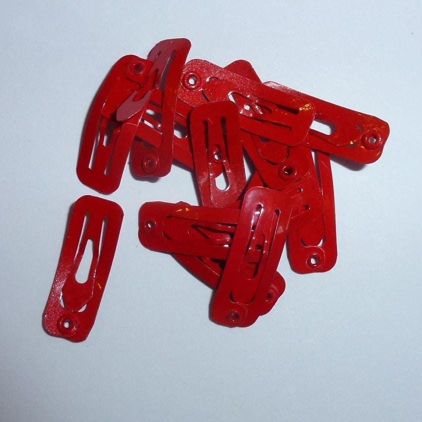 Puppy bows ~ barrette snap clip pretty colors tiny rectangle shape bow pet
