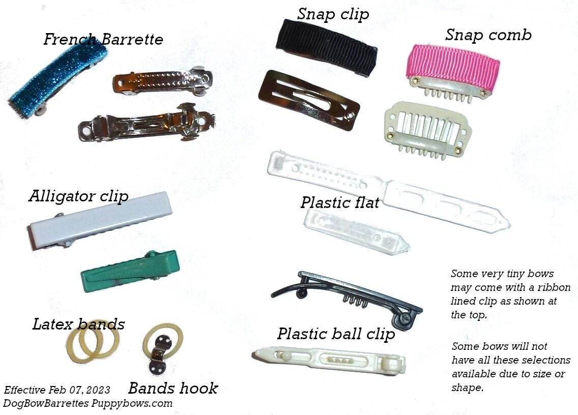 Puppy bows ~  rhinestone heart hair bows   barrette or bands pet dog bow (fb163f)