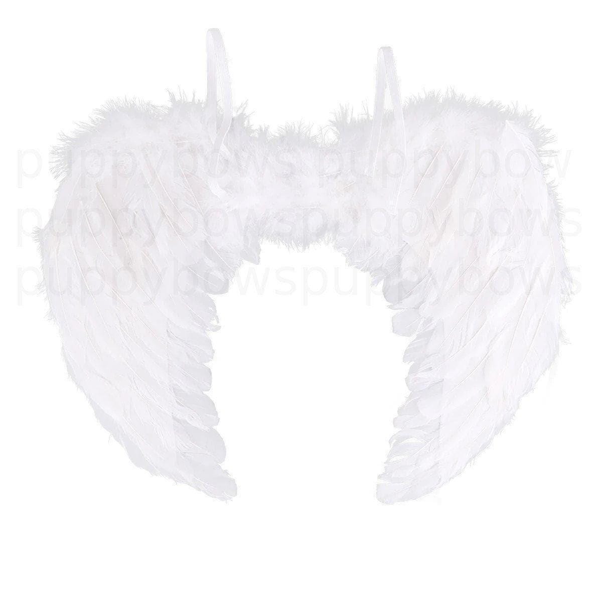 Halloween angel wings for dogs red black or white or pink dog costume feather 25-50lbs