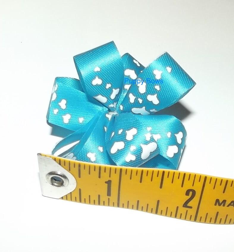 Puppy bows ~  party puffs loop dog grooming bows all colors  loopy bow